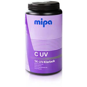 MIPA 1K-UV Klarlack 1 l, bezfarebný lak vytvrdzujúci UV svetlom                 